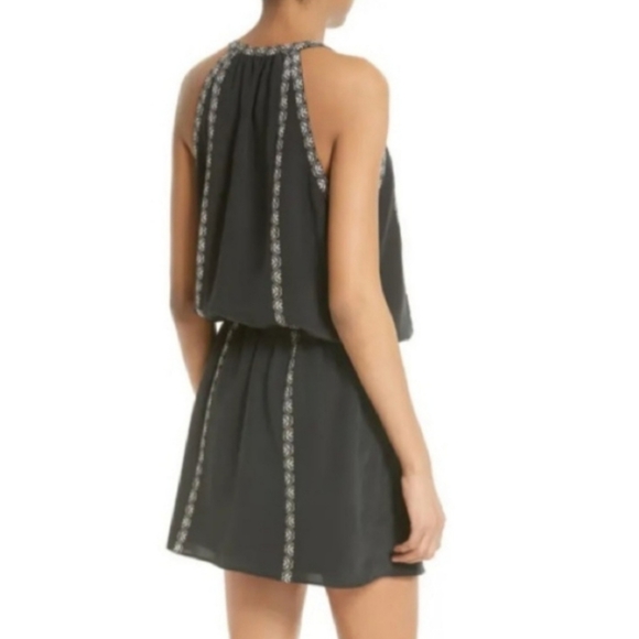 Joie Silk Bohemian Patterned Mini Dress Women's L - Picture 2 of 9